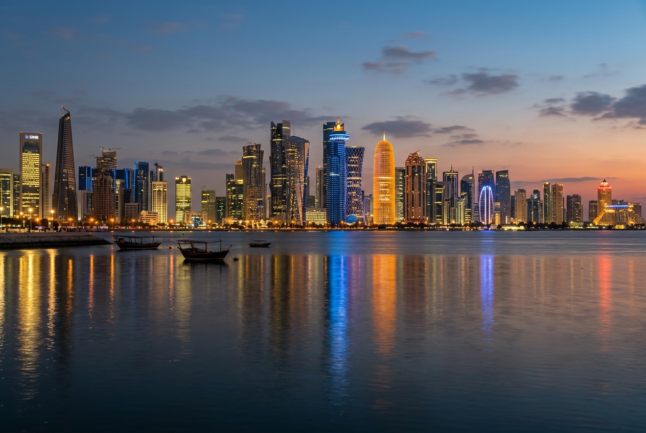 Doha skyline, Qatar